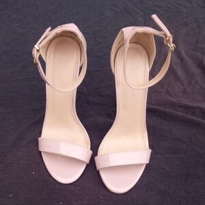 Charlotte Russe Blush Ankle Strap Heels